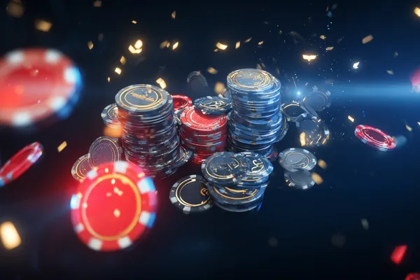 A man focused on his laptop with live stats in the background, highlighting the dedicated sports and gaming features of the OMGBT mobile app.